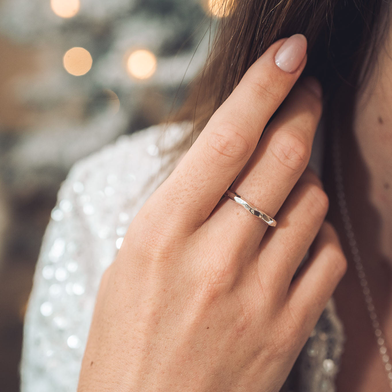 sterling silver stacking ring
