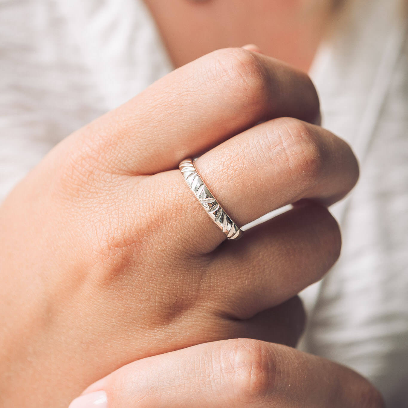 Elena Silver Ring - Rings