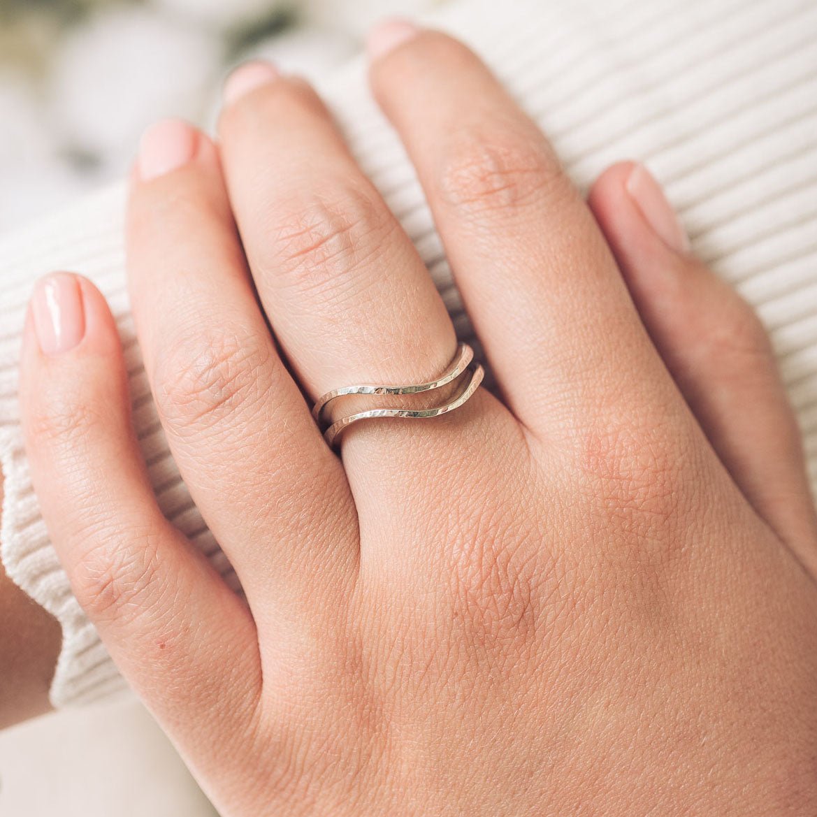 Samantha Silver Stacking Rings