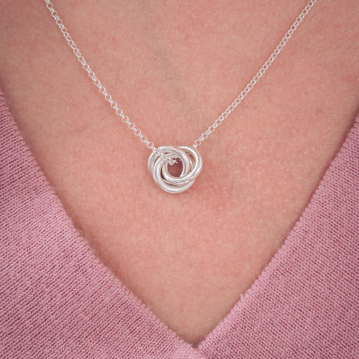 Anna Silver Pendant Necklace - Pendants