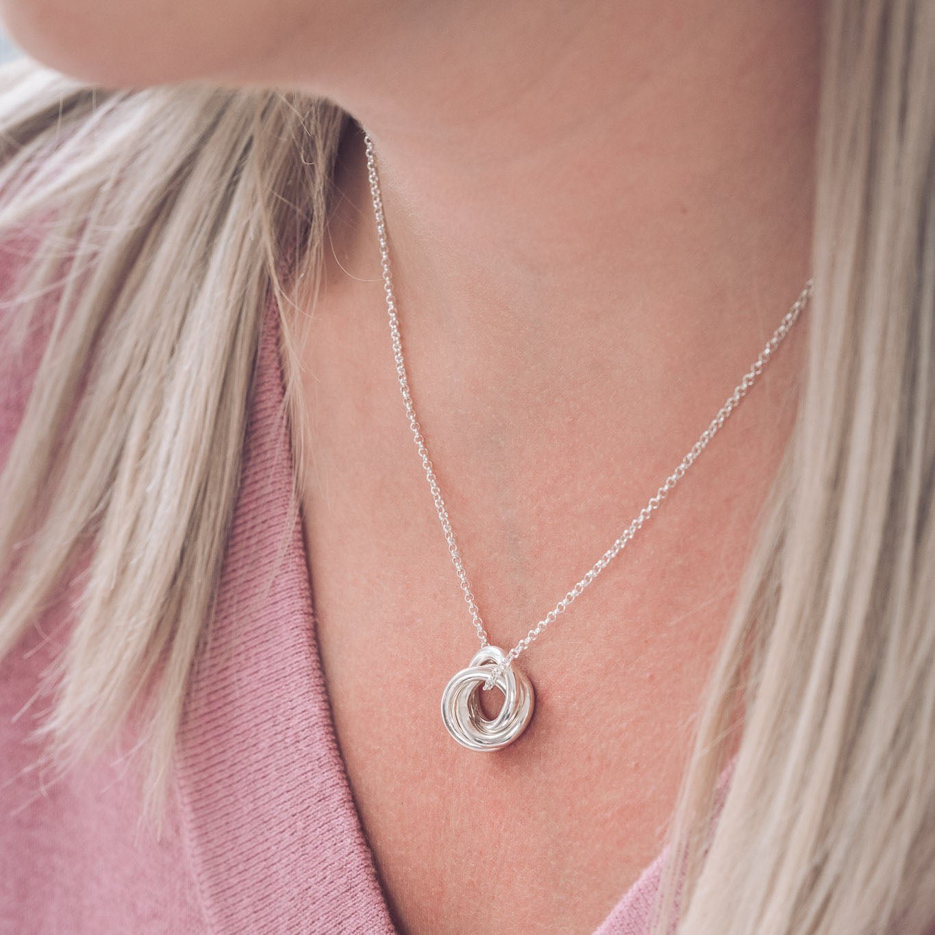 Anna Silver Pendant Necklace - Pendants