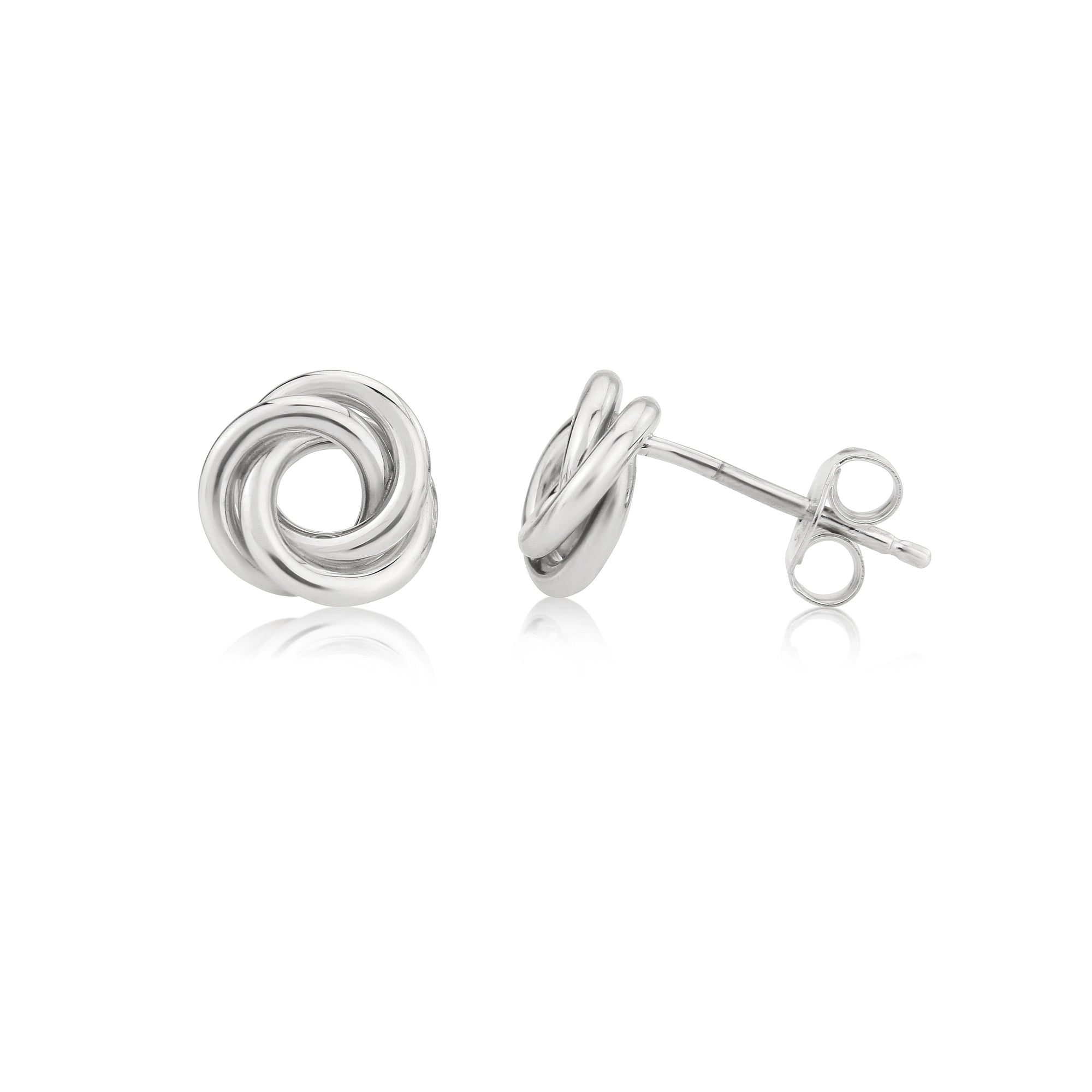 Anna Silver Stud Earrings - Earrings
