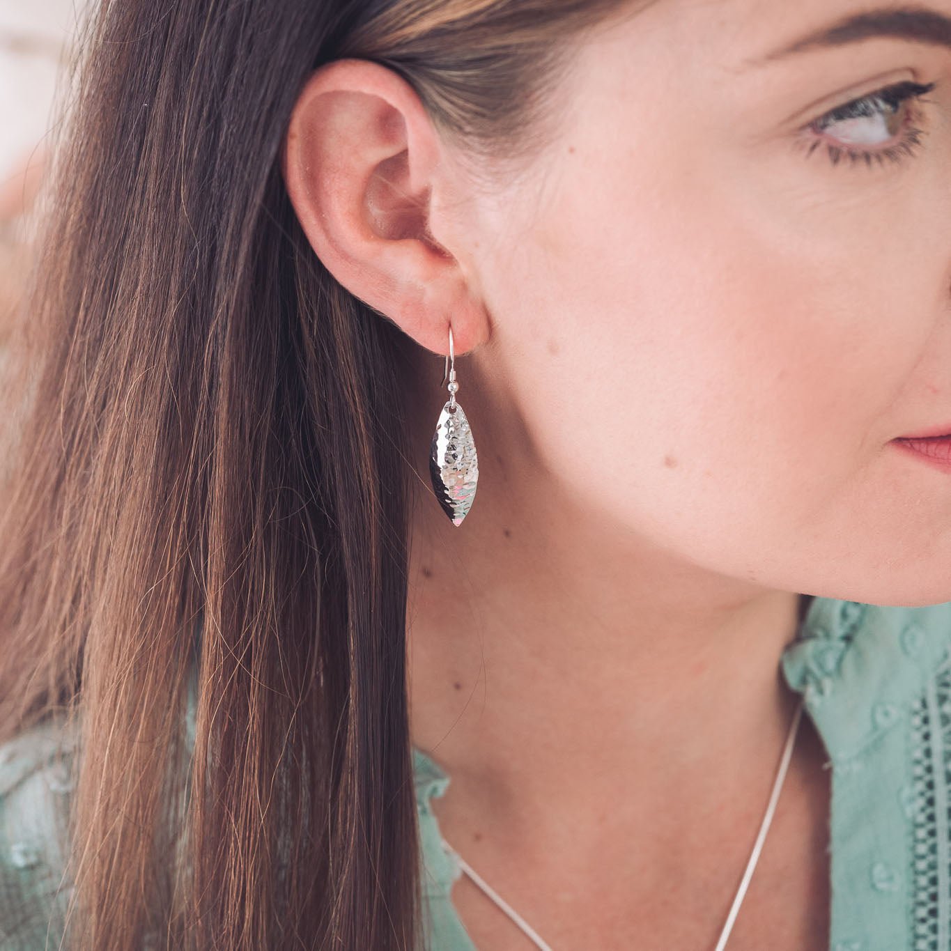 Dianna Silver Drop Earrings - Earrings
