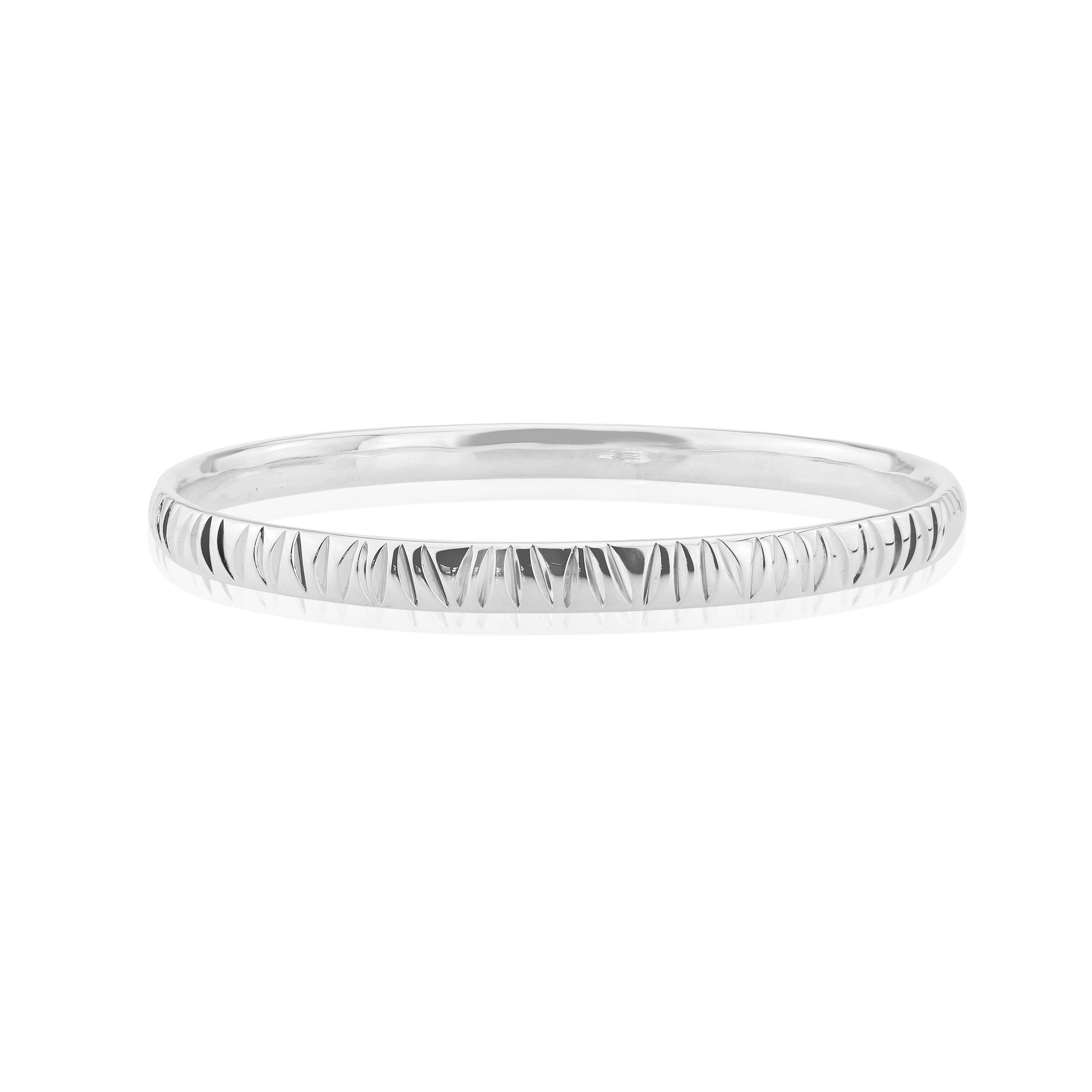Elena Silver Bangle - Bangles