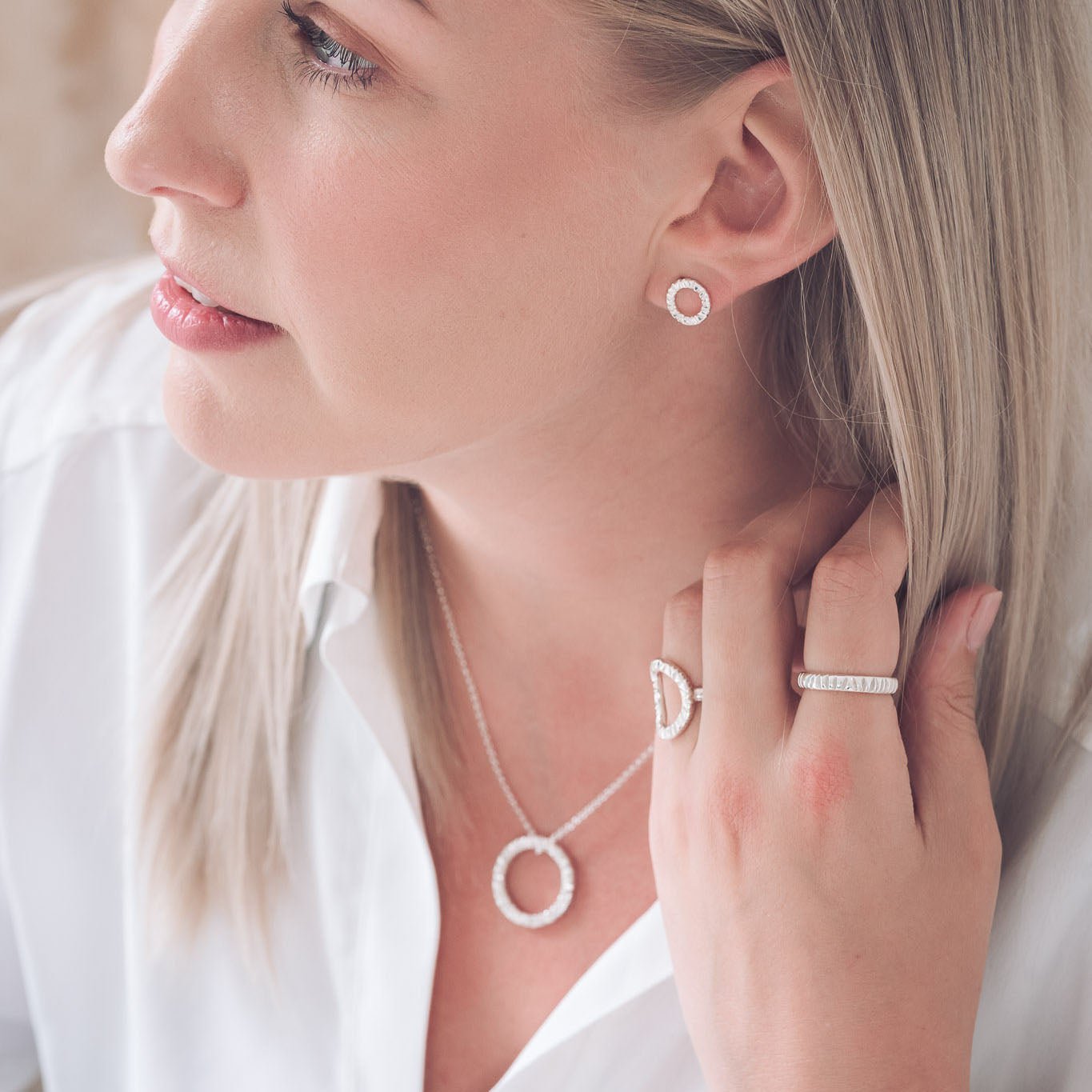 Elena Silver Ring - Rings