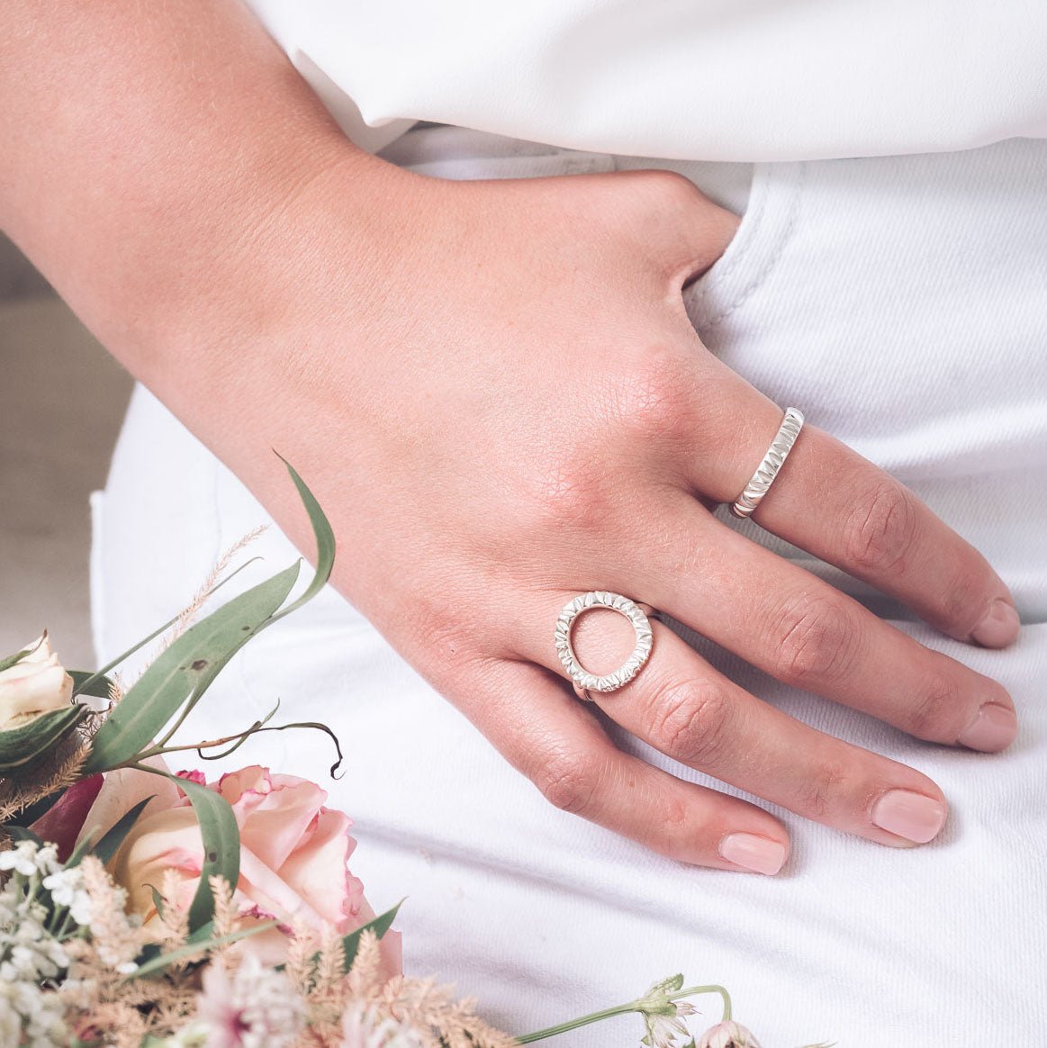 Elena Silver Ring - Rings