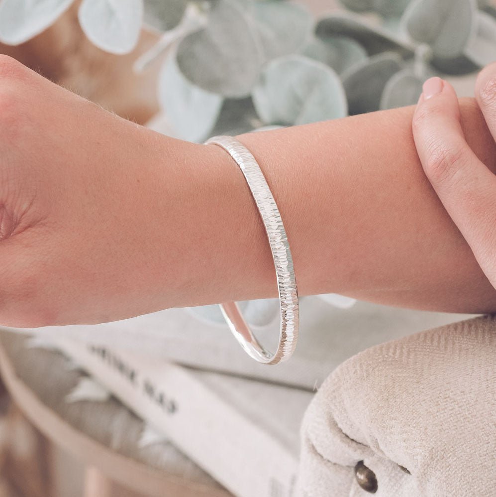 EZ Silver Bangle - Bangles