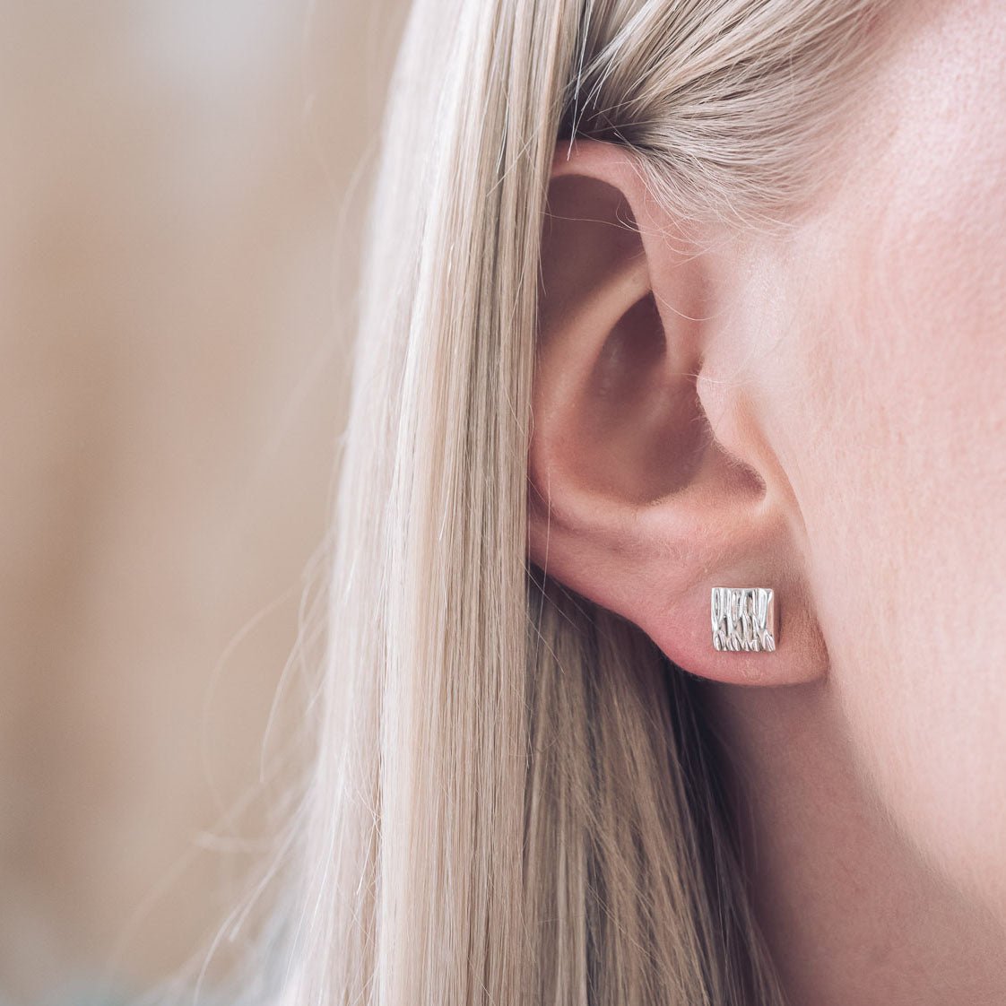EZ Silver Stud Earrings - Earrings