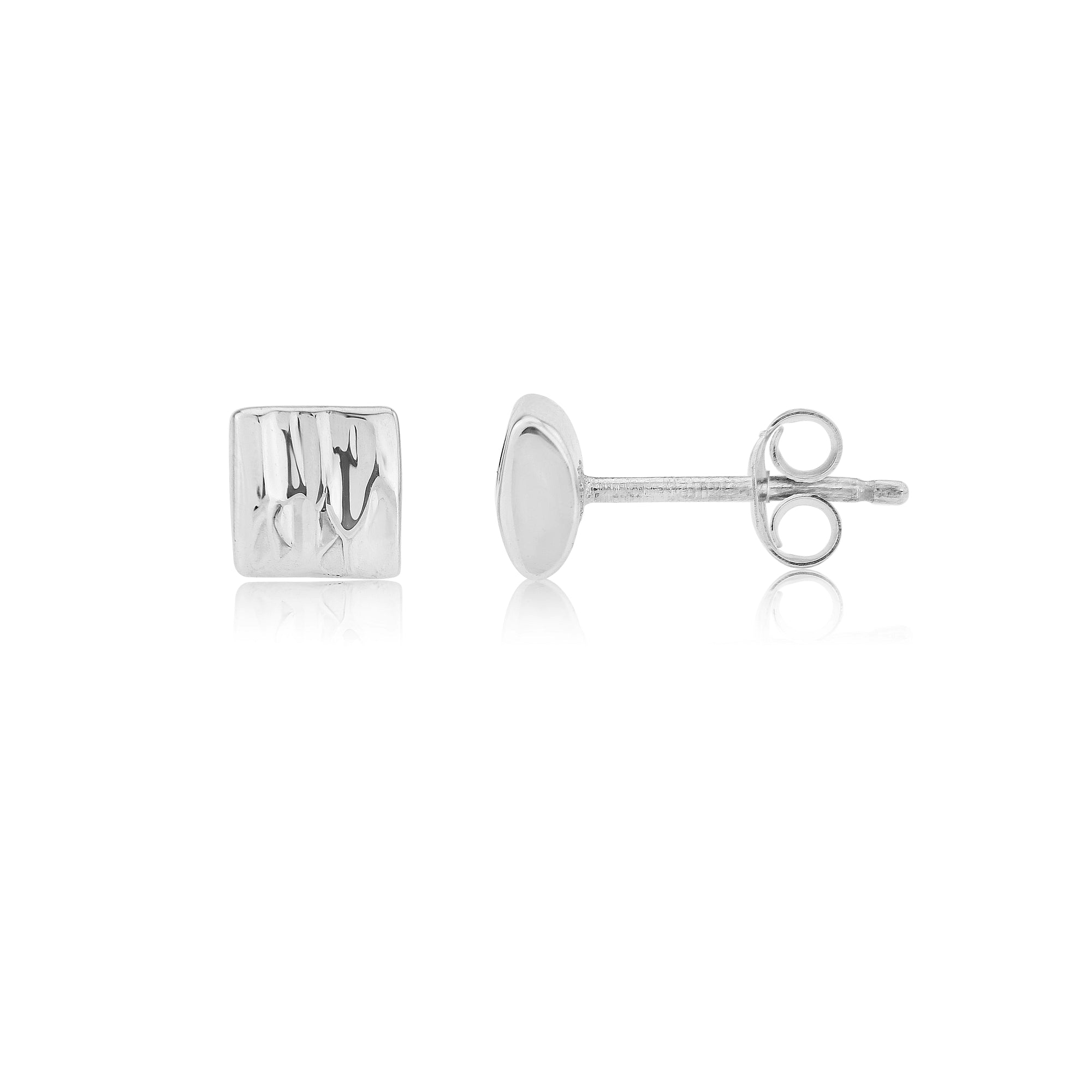 EZ Silver Stud Earrings - Earrings