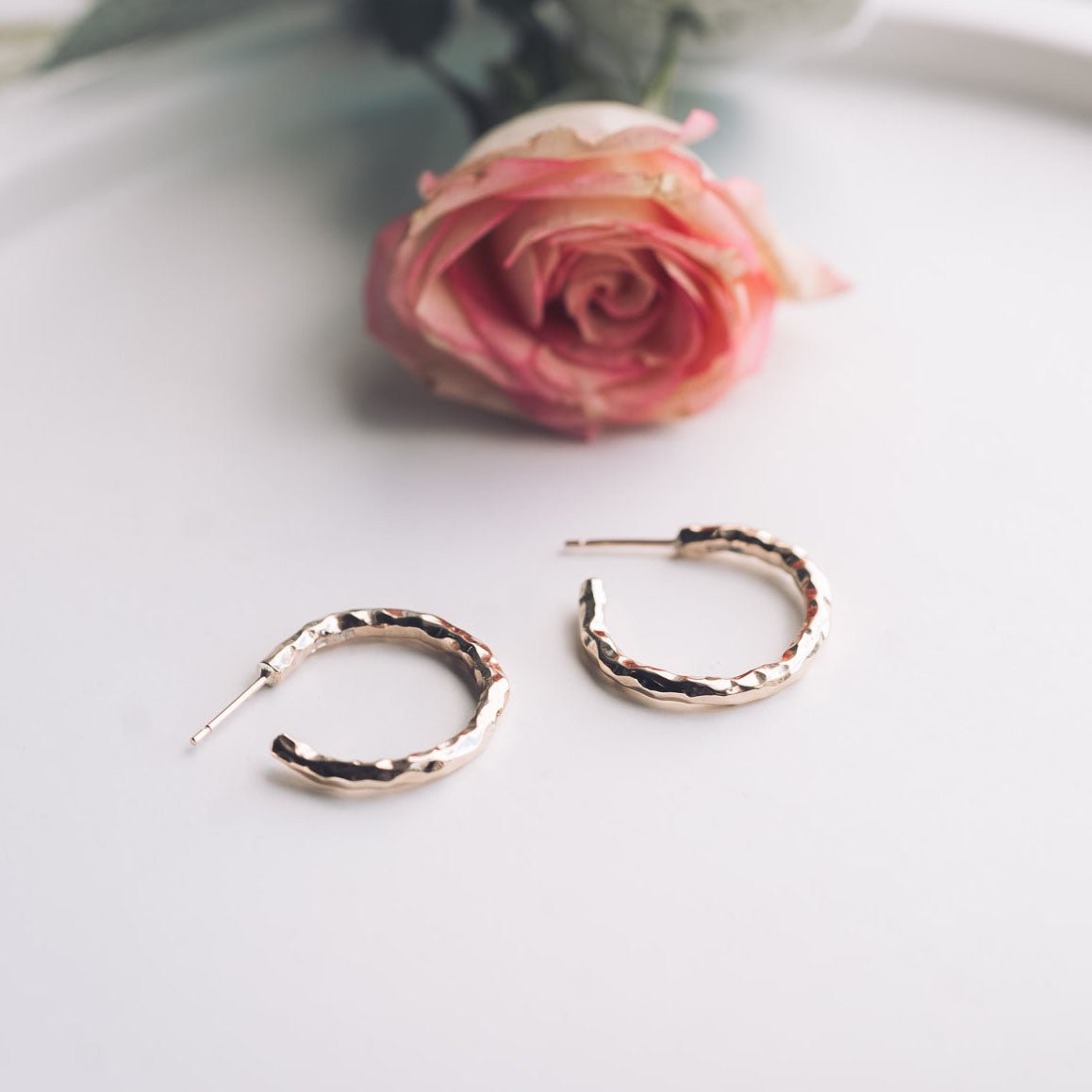 Fairy 9ct Gold Hoop Earrings - Earrings