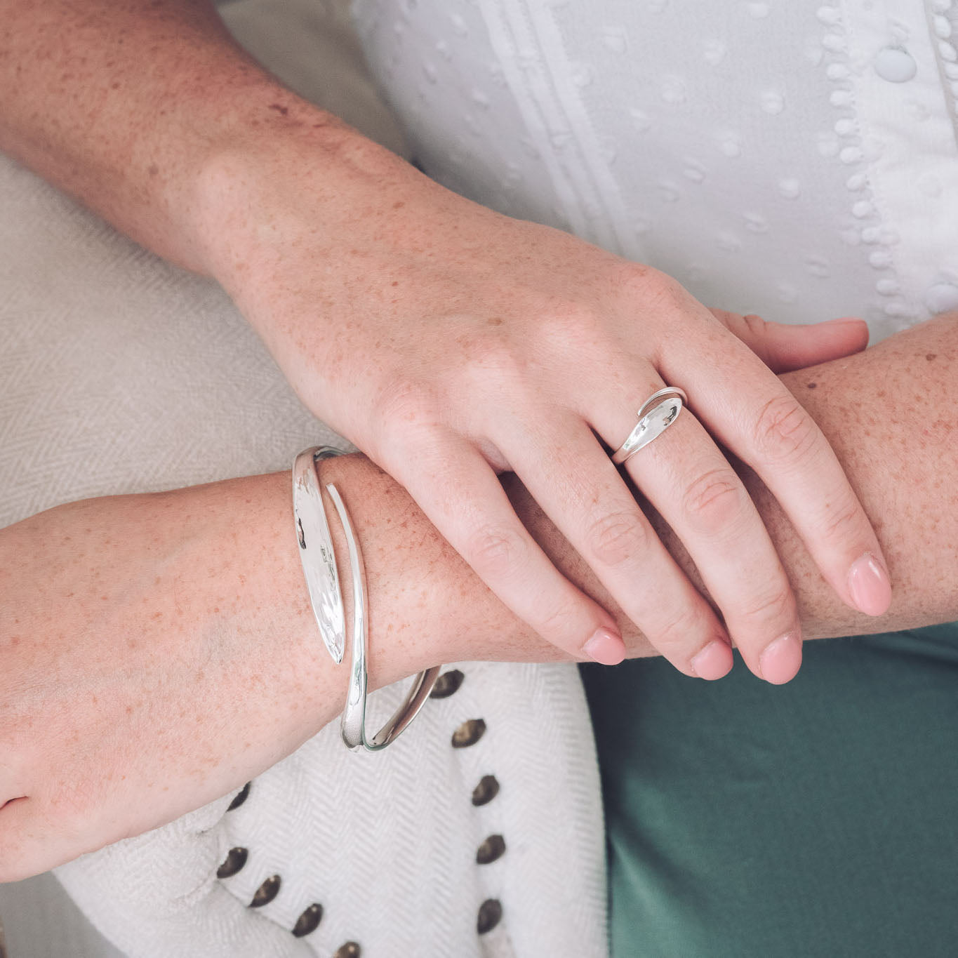 handmade silver bangles