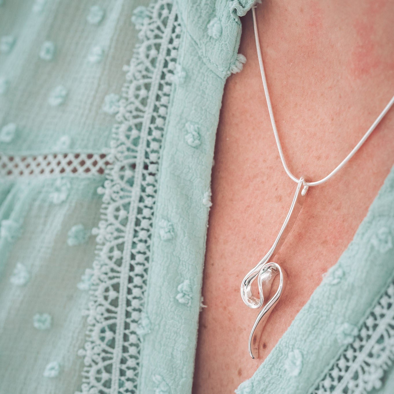 Hollie Silver Pendant Necklace - Pendants