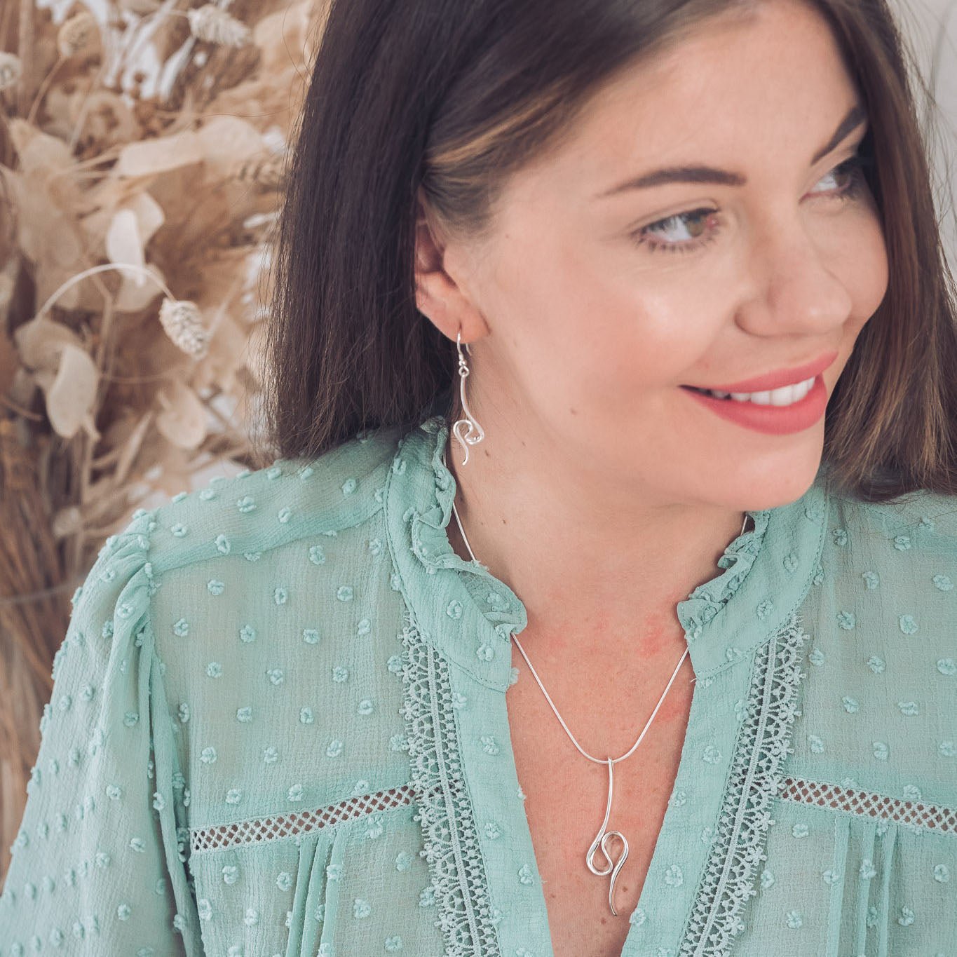 Hollie Silver Pendant Necklace - Pendants