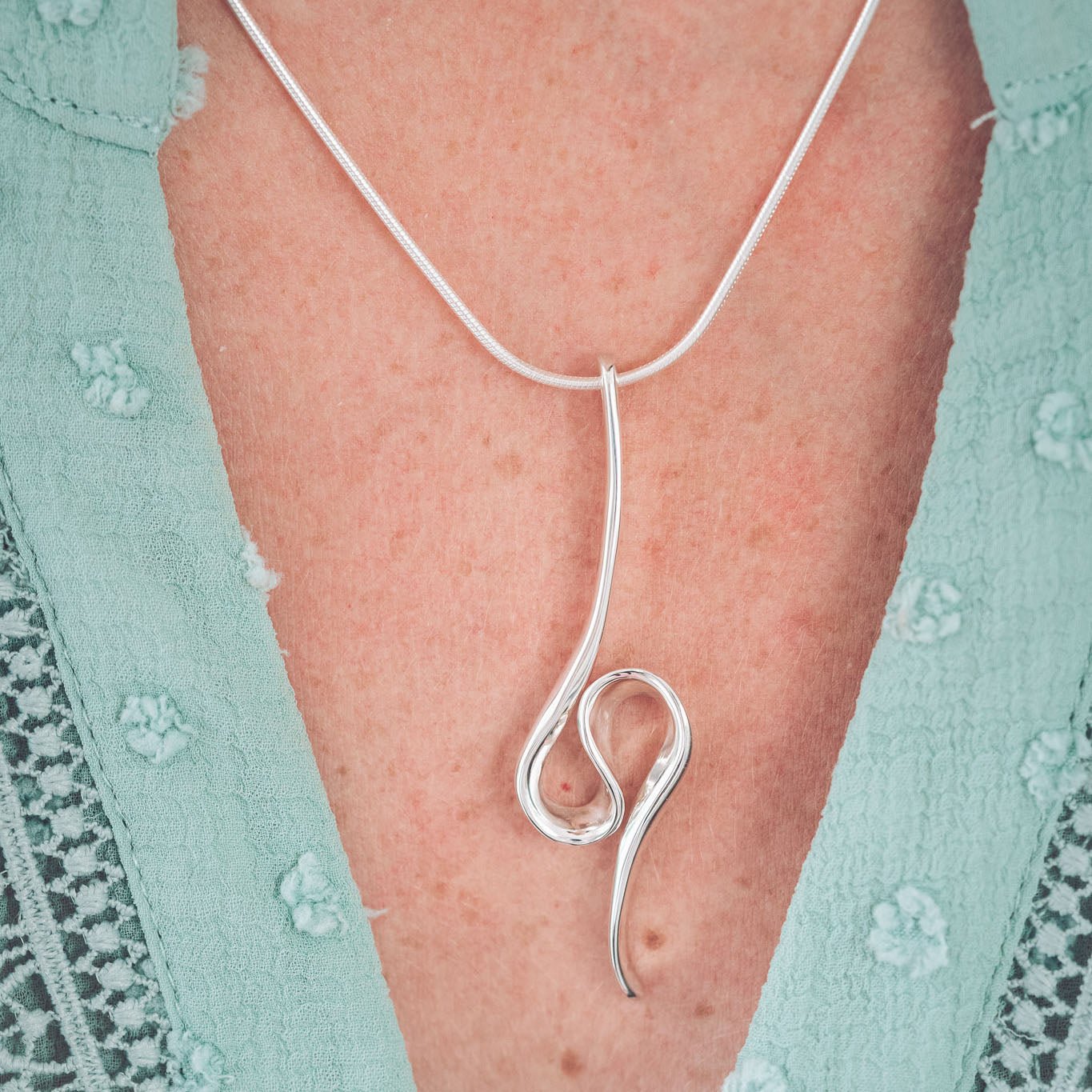 Hollie Silver Pendant Necklace - Pendants