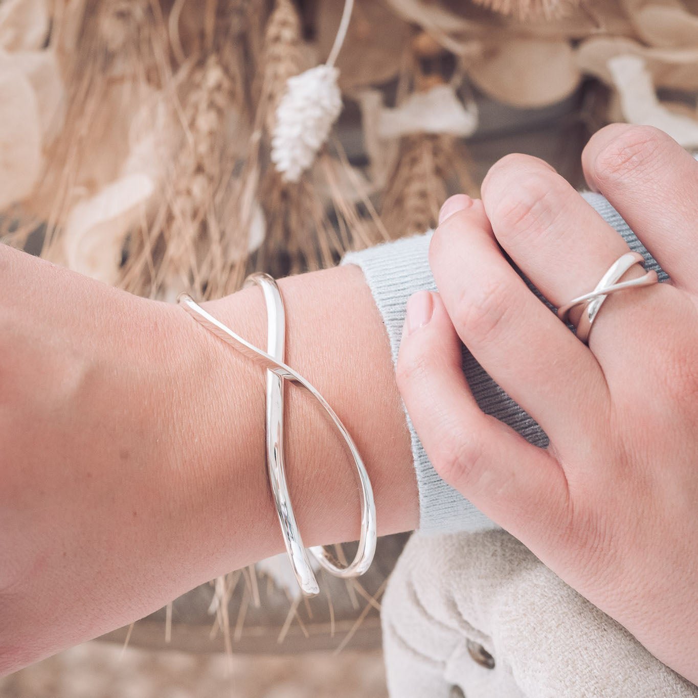 Isla Silver Wrap Ring - Rings