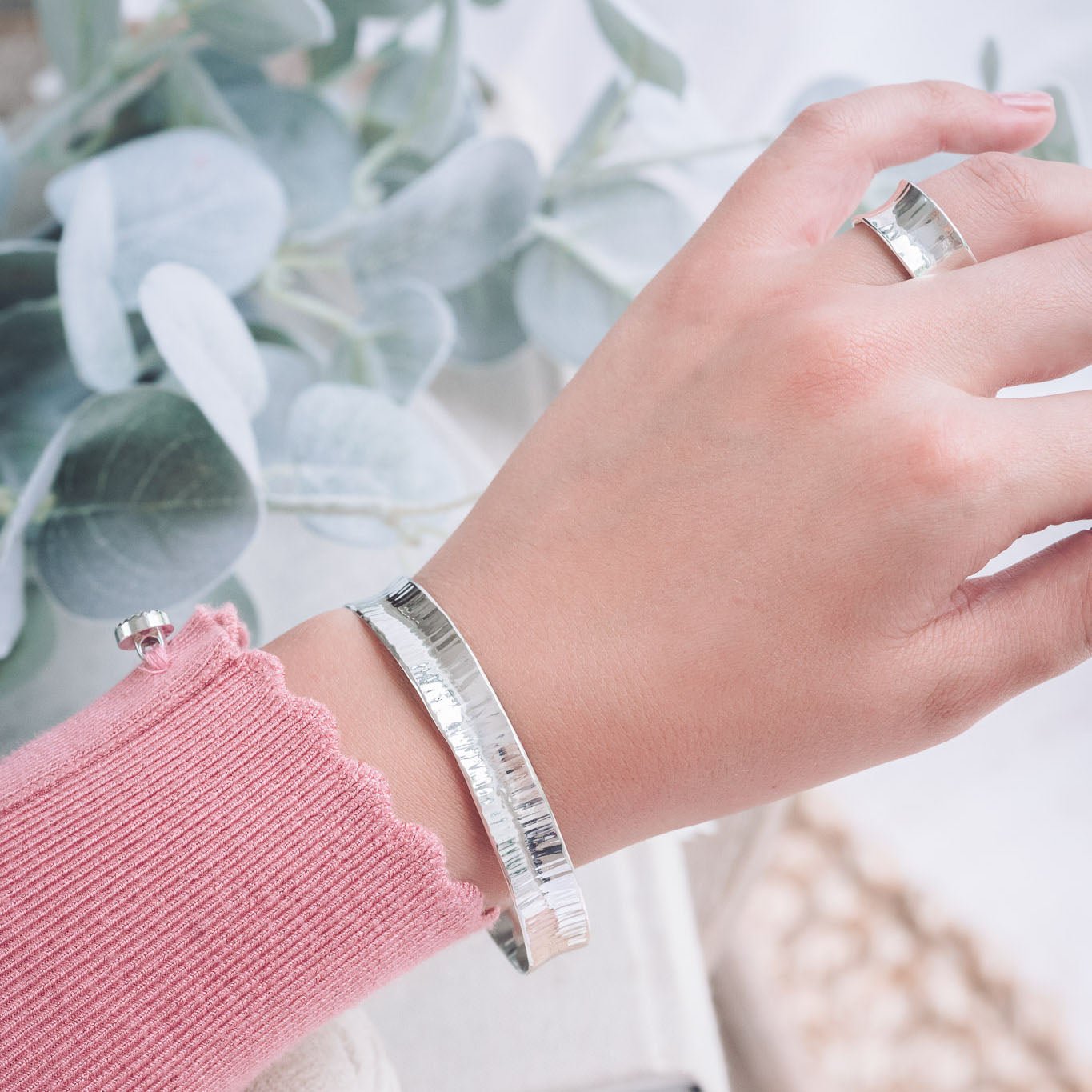 Jules Silver Bangle - Bangles