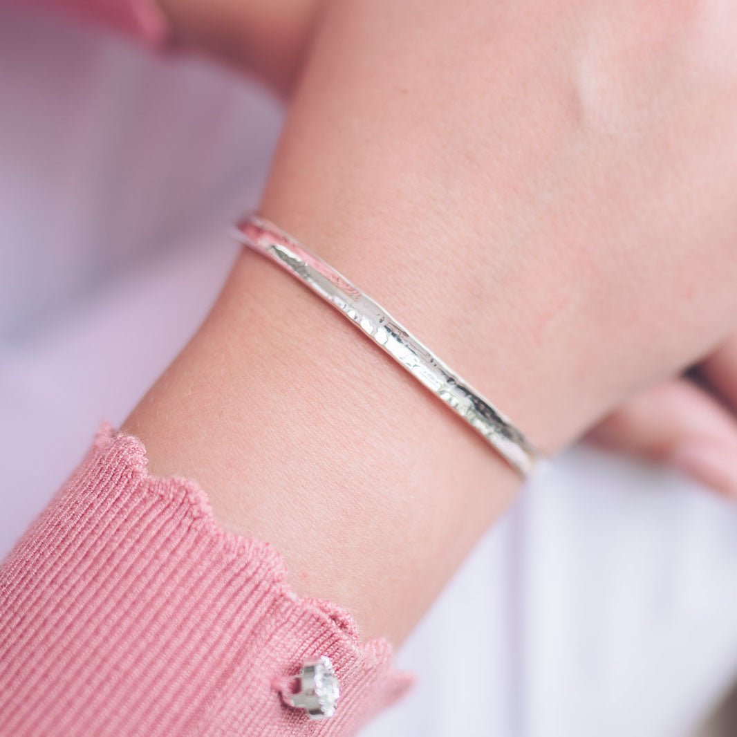 Jules Silver Bangle - Bangles