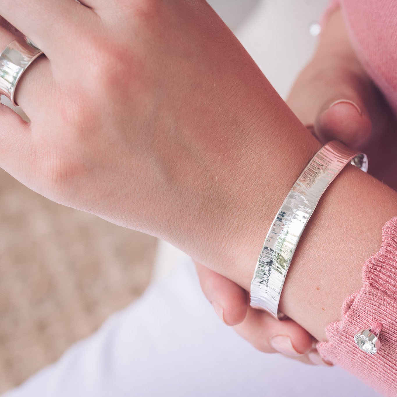 Jules Silver Bangle - Bangles