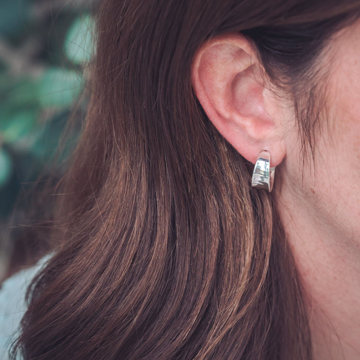 Jules Silver Hoop Earrings - Earrings