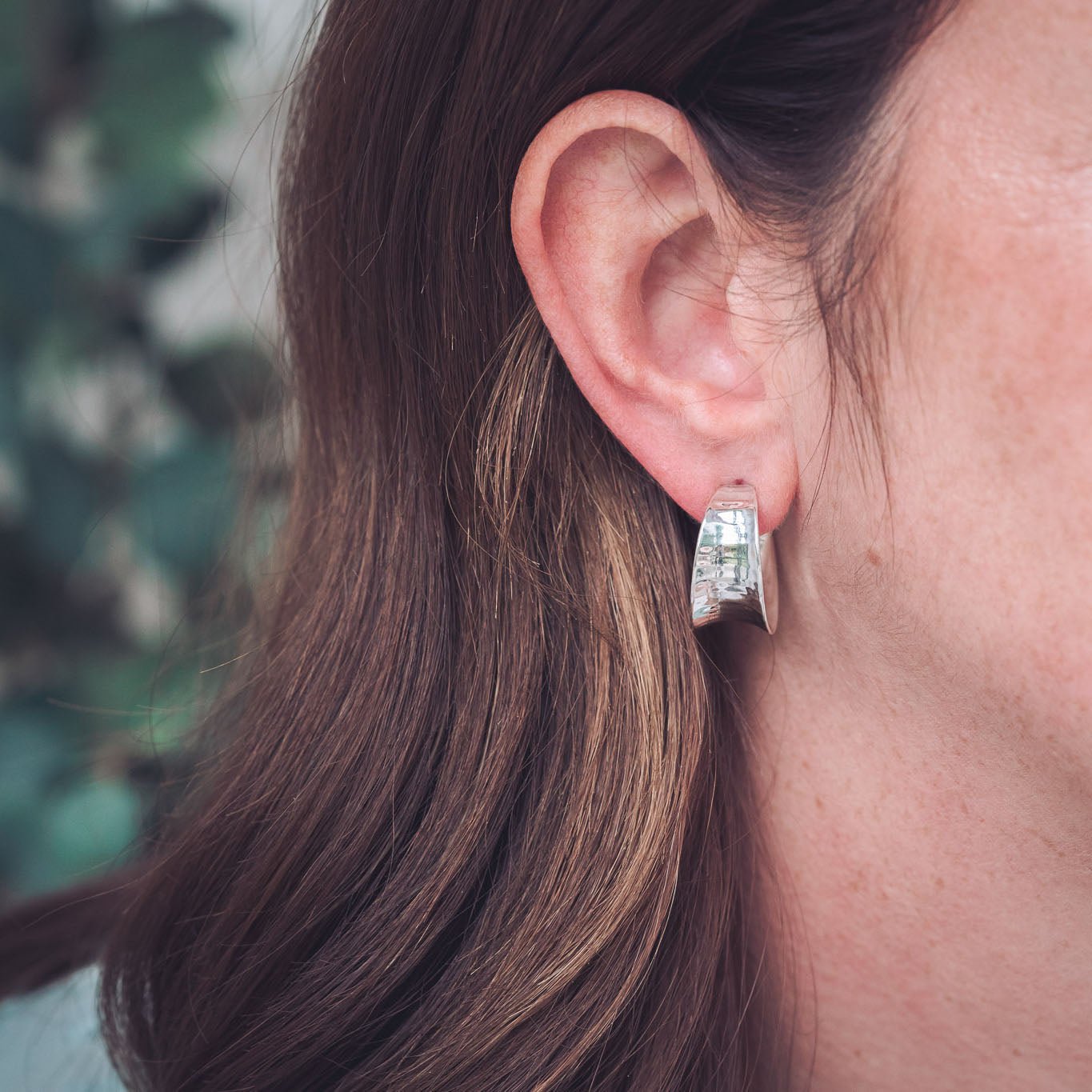 Jules Silver Hoop Earrings - Earrings