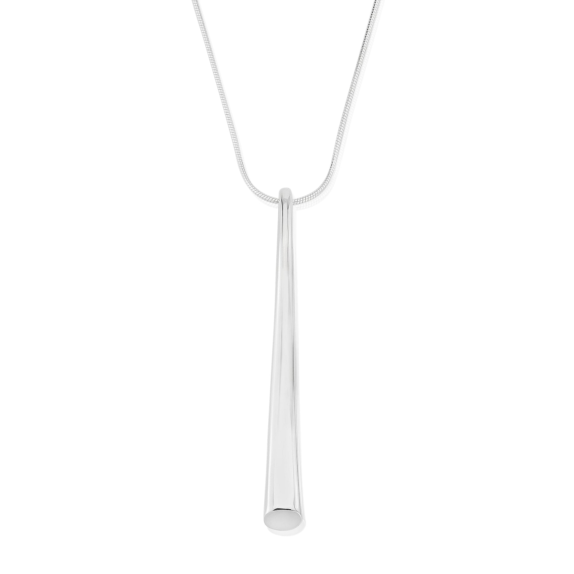 Lucy Long Silver Pendant Necklace - Pendants