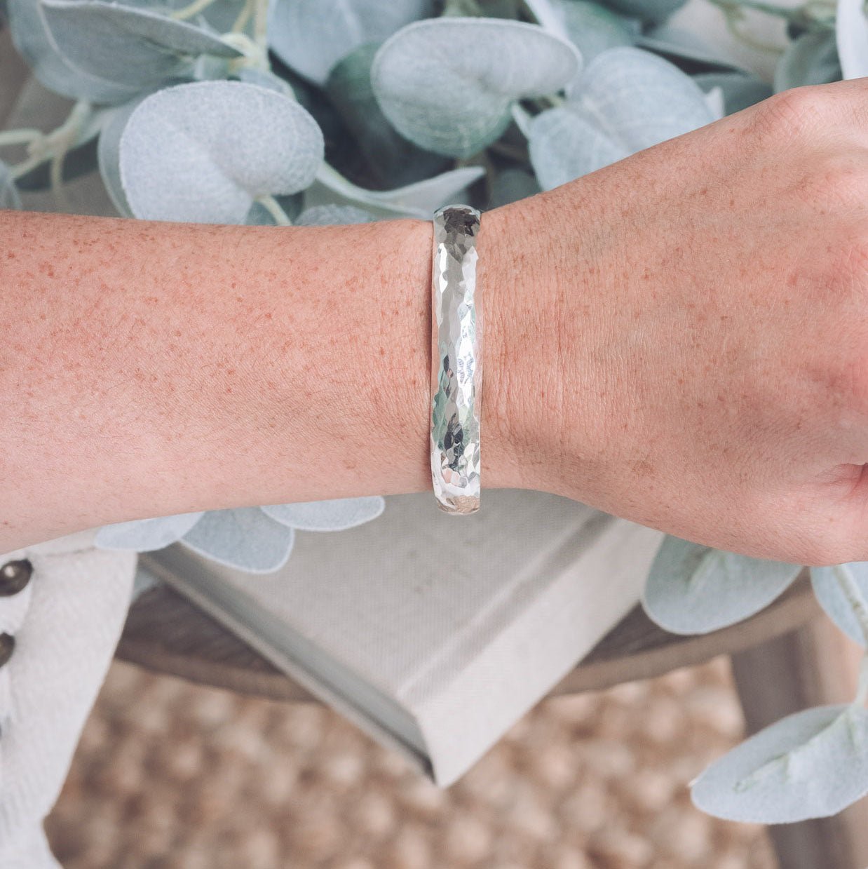 Mia Sliver Cuff Bangle - Bangles