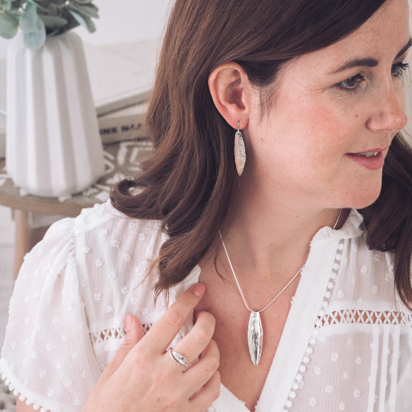 Morgan Silver Earrings - Earrings