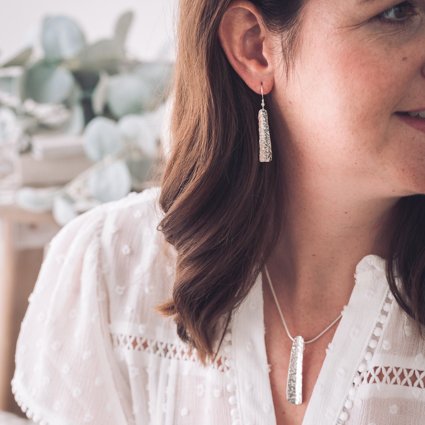 Nicole Ingot Silver Pendant Necklace - Pendants