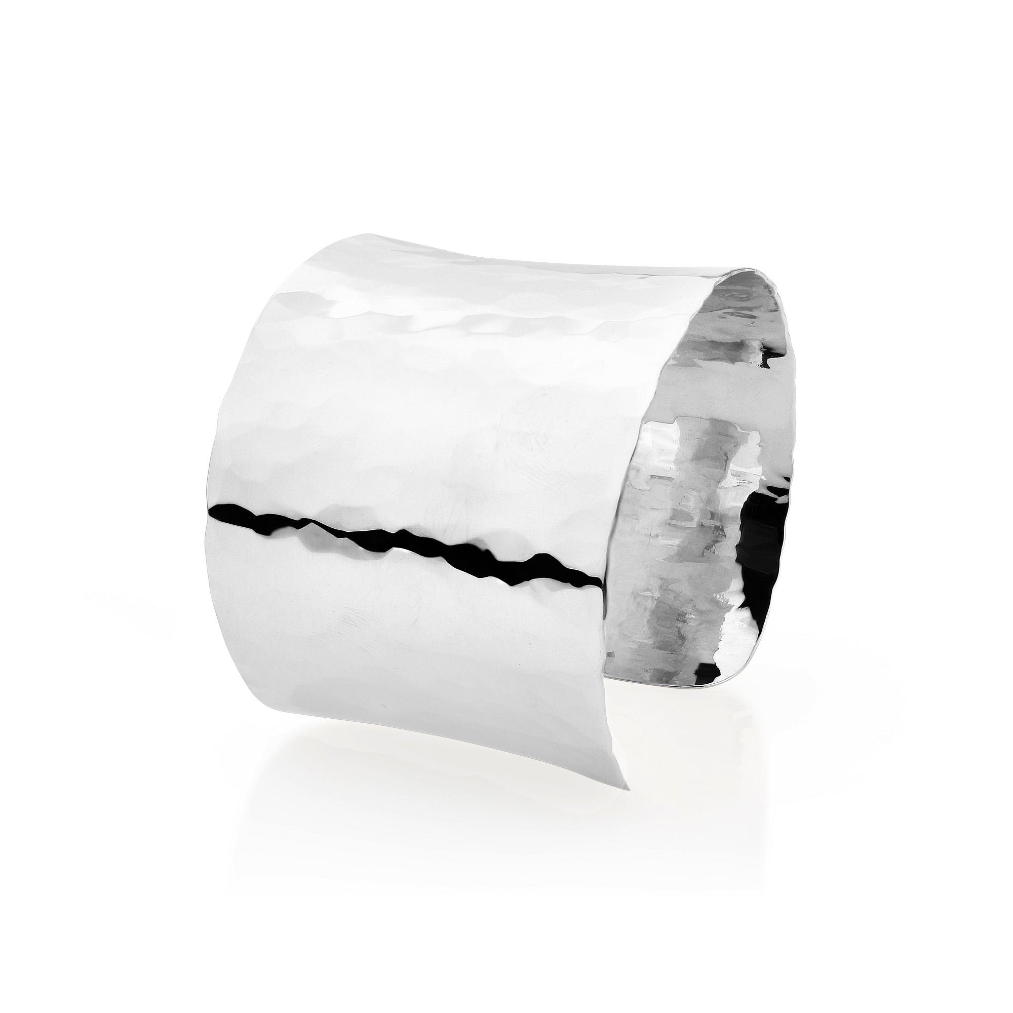 Nicole Silver Cuff Bangle - Bangles