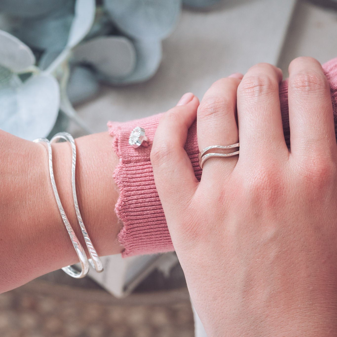 Samantha Silver Stacking Rings - Rings