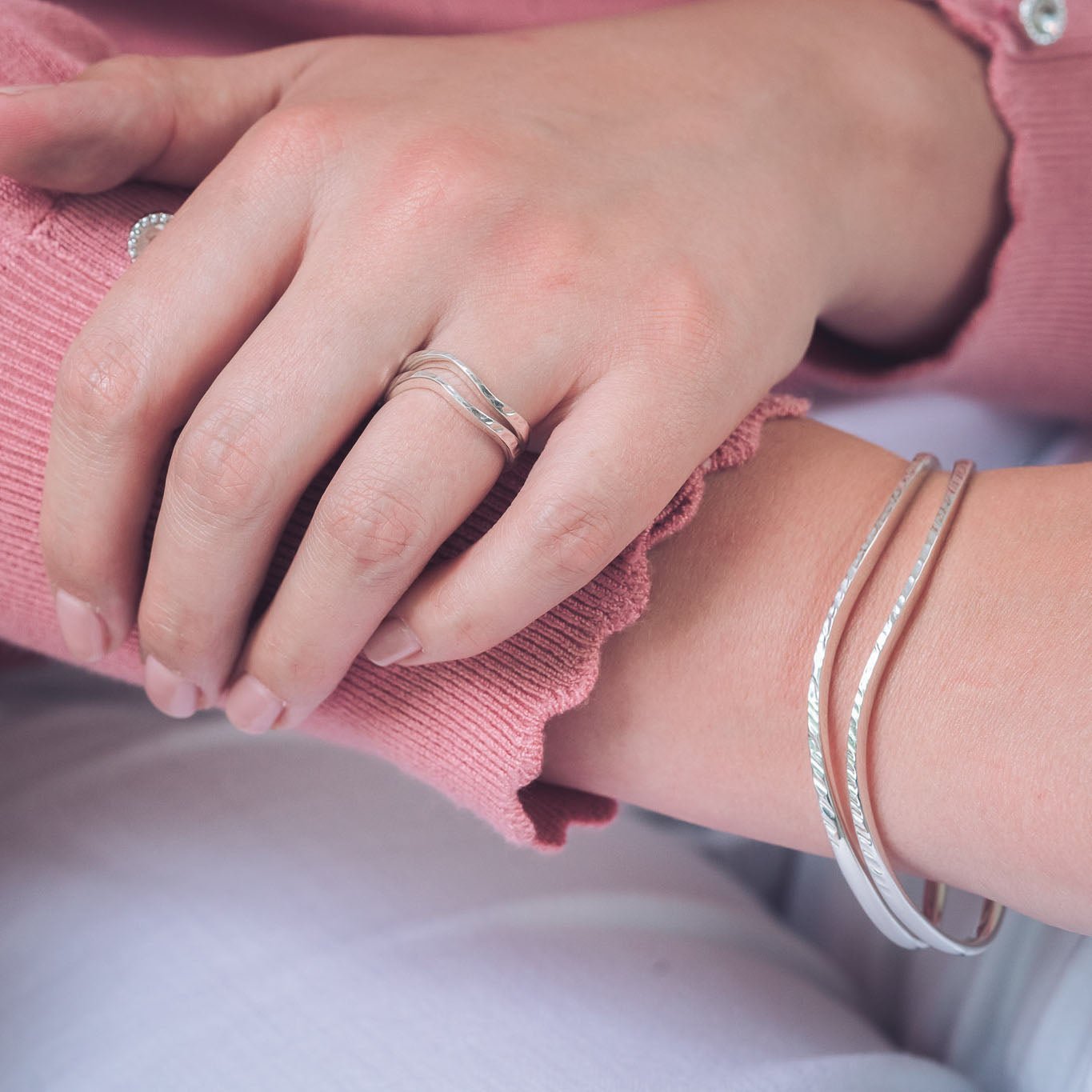 Samantha Silver Stacking Rings - Rings