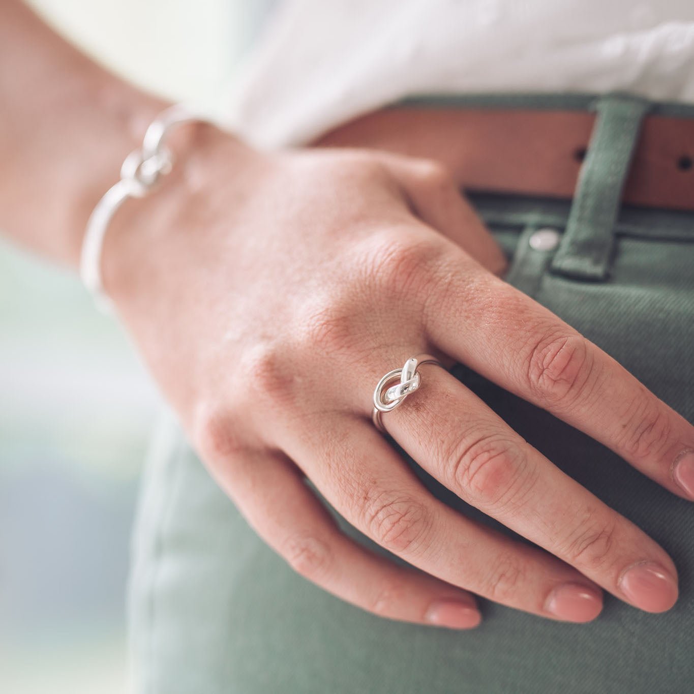 Silver Knot Ring - Rings